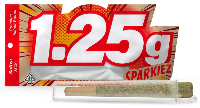 Sparkiez - Sparkiez - Jack - Sativa - Preroll - 1.25g Main Image