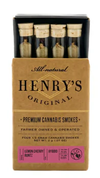 Henry's Original - Henry's Original - Lemon Cherry Runtz - Prerolls - 4pk - 2G Main Image