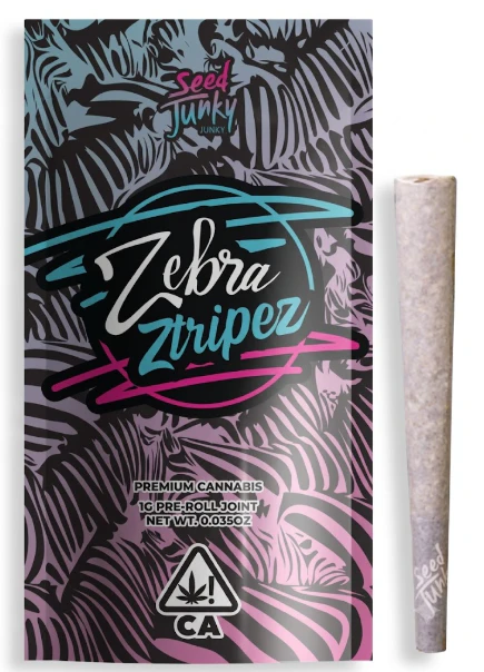 Seed Junky - Seed Junky - Zebra Ztripez - Preroll - 1G Main Image