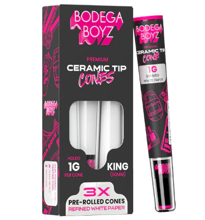 Bodega Boyz - 3pk Ceramic Tip 1g Cones | Bodega Boyz Main Image