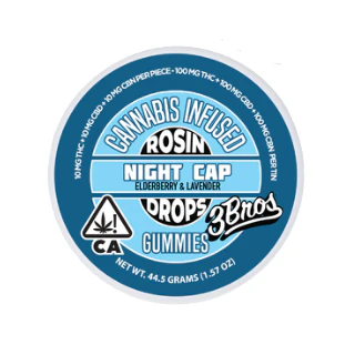 3 Bros - 3 Bros - 100mg Gummies - Night Cap :1:1 THC:CBD:CBC Main Image