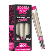 6pk Ceramic Tip 0.5g Cones | Bodega Boyz