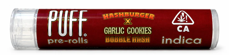 PUFF - PUFF | HASHBURGER X GARLIC COOKIES - INFUSED | PREROLL | 1G Main Image