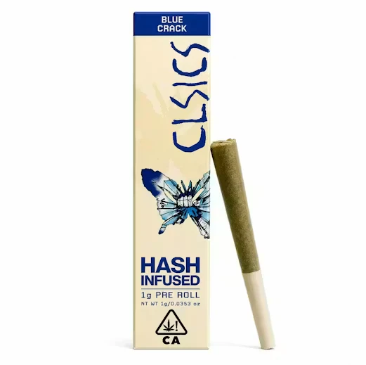 CLSICS - CLSICS: Blue Crack 1g Hash Infused Pre-Roll (S) Main Image