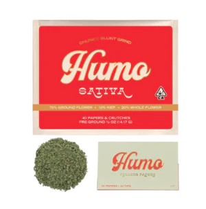 Humo | Papaya | Pre-Ground Sungrown Flower | 1/2oz