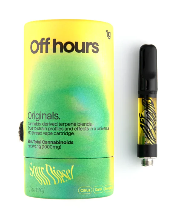 Off Hours - Sour Diesel 1g Vape Cartridge - Sativa | Off Hours Main Image