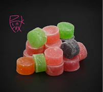 Strawberry Kiwi 30MG Gummy 10PK By PINK FOX 300MG Total