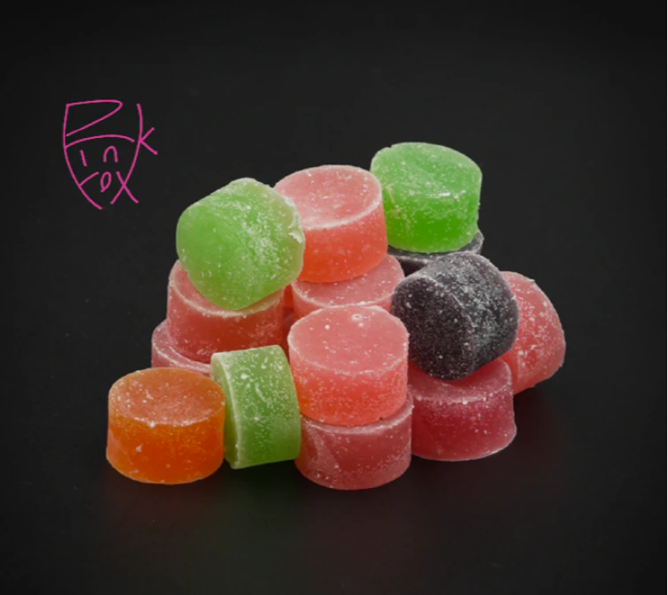 Pink Fox - Strawberry Kiwi 30MG Gummy 10PK By PINK FOX 300MG Total Main Image