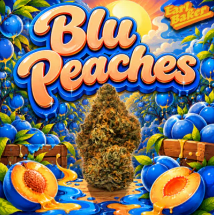 Earl Baker - Earl Baker Blu Peaches 3.5g 0132 Main Image