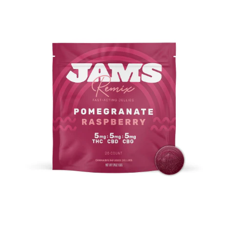 JAMS - JAMS Fast Acting Ratio Jellies Raspberry Pomegranate (H) 01694 Main Image