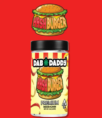 Dab Daddy Ⓡ - Hash Burger - 14g Indoor Premium Flower (Dab Daddy) Main Image