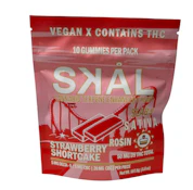  SKÅL Slabs | Strawberry Shortcake | 5mg THC | 5mg CBC | 20mg CBG |10ct