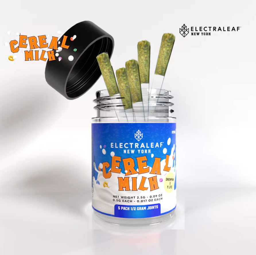 ElectraLeaf - Electraleaf- Cereal Milk- .5g x 5pk Prerolls Main Image