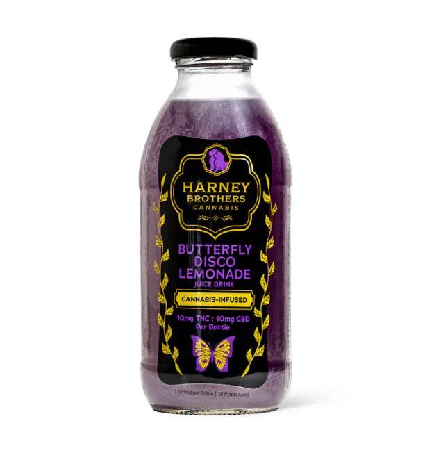 Harney Brothers - Harney Brothers- Butterfly Disco Lemonade- 10mg THC:10mg CBD Main Image