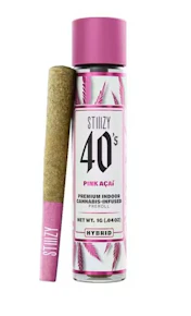 Stiiizy | Preroll | 40's Infused | Pink Acai | 1g