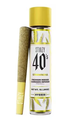 STIIIZY - Stiiizy | Preroll | 40's Infused | Strawnana | 1g Main Image