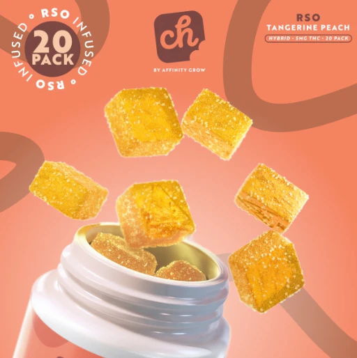 Chew - Chew RSO Tangerine Peach Gummies H 00986 Main Image