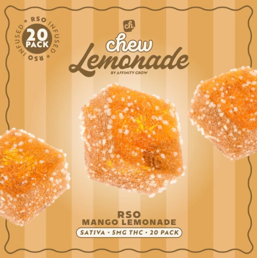 AFFINITY - Chew RSO Mango Lemonade Gummies S 01036 Main Image