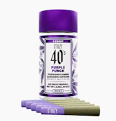 Purple Punch - .5G 40's Infused Pre-roll 5 Pack (Stiiizy)