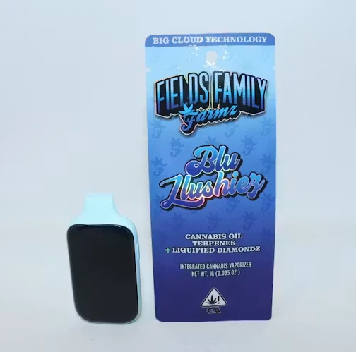 Fields Family Farmz - Blu Zlushiez - 1g Liquified Diamondz AIO (Fields Family) Main Image