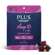 Midnight Berry - 10:5:5 Solventless Rosin Gummies (Plus)