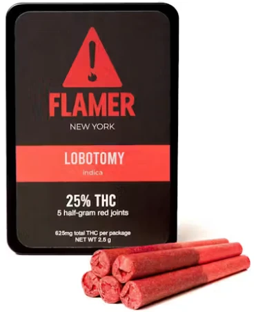 FLAMER - Flamer - Lobotomy - 5-Pack Prerolls (2.5g) Main Image