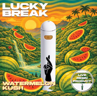 Lucky Break - Watermelon Kush Live Resin .5g Rechargeable 0128 Main Image
