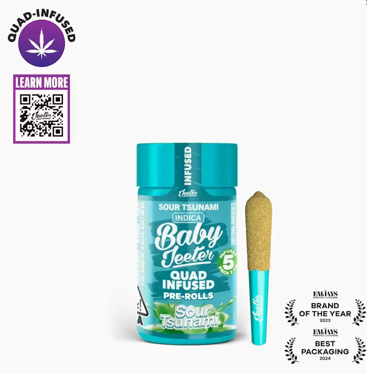 Jeeter - Jeeter Baby Jeeter Infused 2.5g Sour Tsunami (I) Main Image