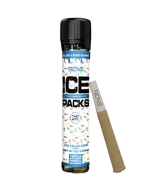 ROVE - Ice Cream Cake Ice Rosin Diamonds Hash Infused PreRoll - 1g - ROV Main Image