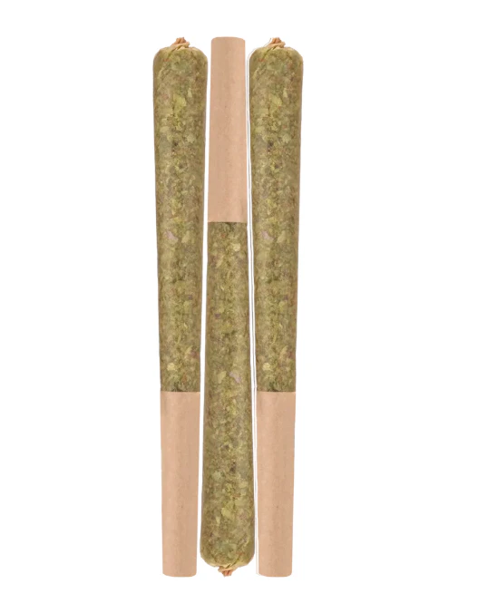 GROWN N DC - Preroll 3 Pack - GMO OG -  Indica Dom - 0.5g each - 1.5g Total Main Image