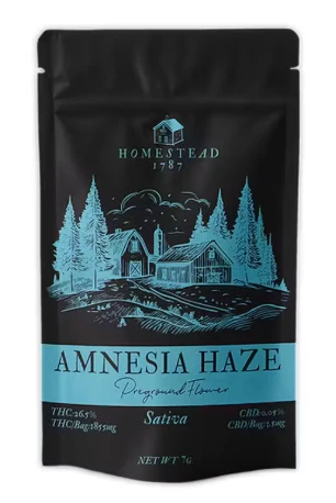 Homestead 1787 - Homestead 1787 - Amnesia Haze - Preground Flower - 7G Main Image