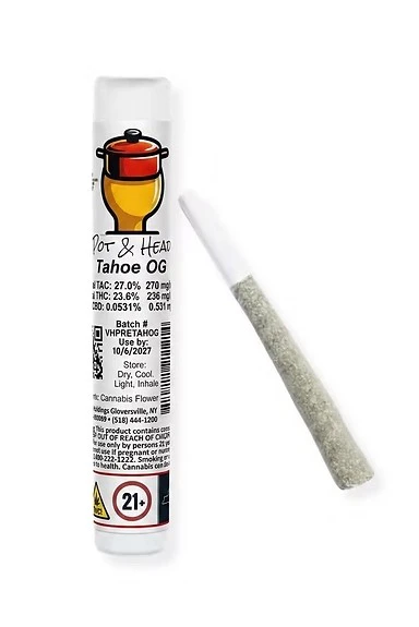 Pot & Head - Pot & Head | Pre-Roll | Tahoe OG | 1g Main Image