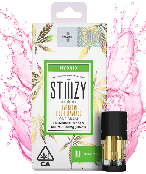 STIIIZY - CEREAL MILK LIVE RESIN LQD VAPE POD - STIIIZY - 1g Main Image