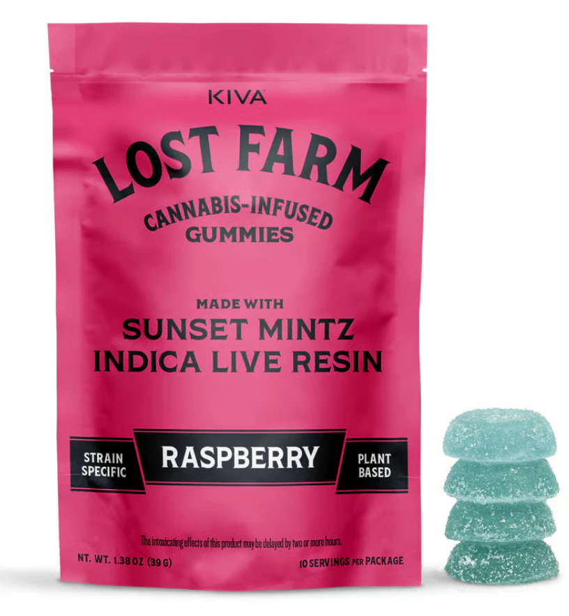 Lost Farms - Raspberry x Sunset Mintz 10pk 100mg Main Image