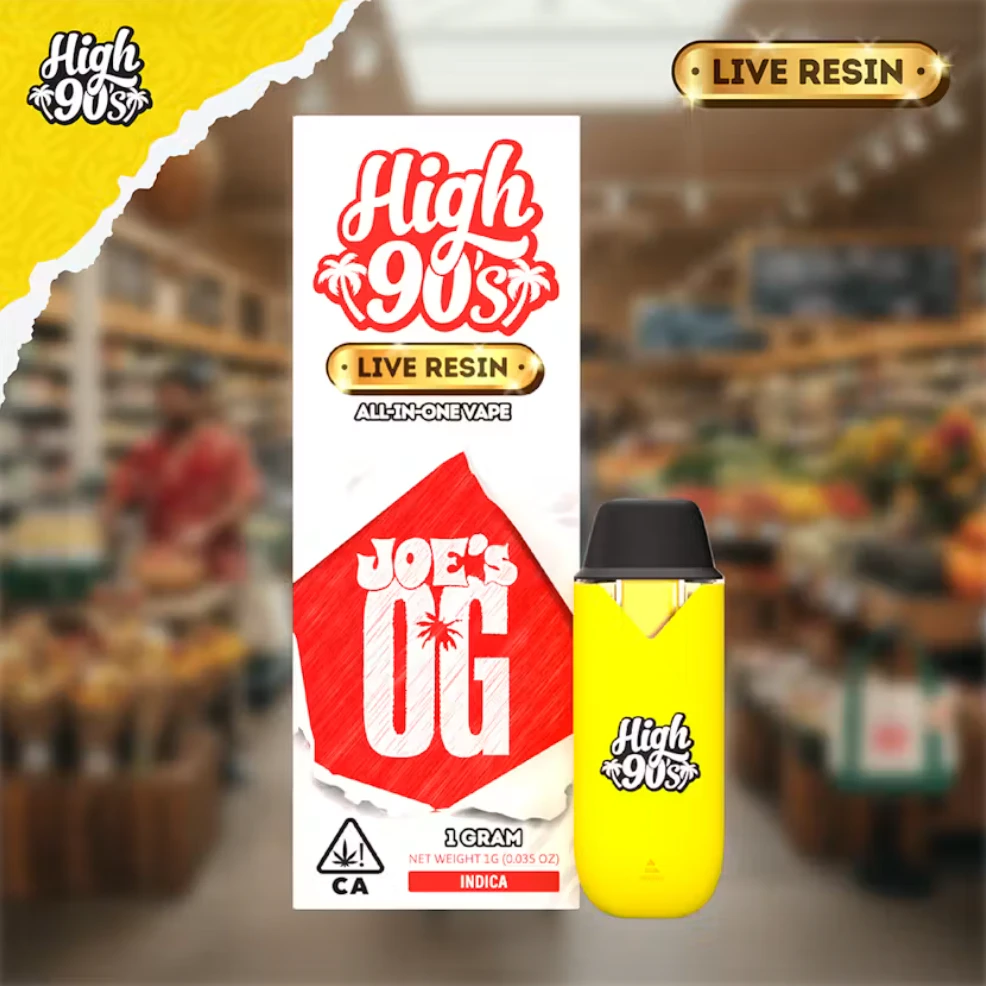HIGH 90s - High90s - Live Resin - Joe's OG - RTU - 1g Main Image