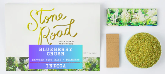 STONE ROAD - Stone Road - Blueberry Crush - 14G Infused Ground Flower Main Image