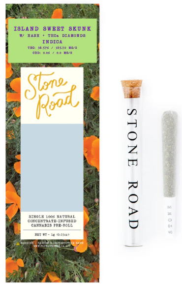 STONE ROAD - Stone Road - Island Sweet Skunk - 1g Infused Preroll Main Image