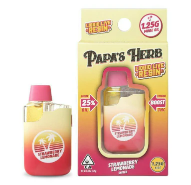 Papa's Herb - PAPAS HERB | STRAWBERRY LEMONADE LIVE RESIN - AIO | CARTRIDGE | 1.25G Main Image
