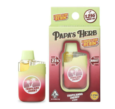 Papa's Herb - PAPAS HERB | TROPICANA CHERRY LIVE RESIN - AIO | CARTRIDGE | 1.25G Main Image