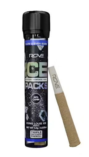 ROVE - King Louis XIII 1g Triple Infused Preroll - Indica | Rove Main Image