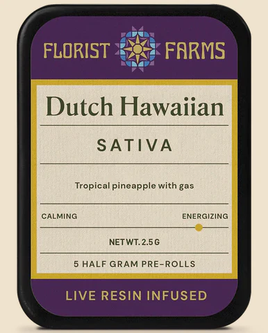 Florist Farms - Florist Farms - Dutch Hawaiian - 5-Pack Infused Prerolls Main Image