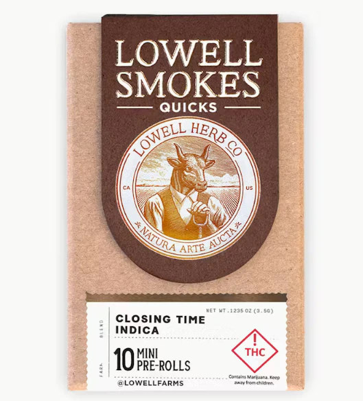 Lowell - Closing Time 10pk Prerolls - Indica | Lowell Main Image