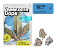 Awesome Dope 14G Triangle Mints Smalls Flower