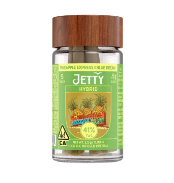 JETTY - JETTY | PINEAPPLE EXPRESS X CHEM DAWG - 5PK INFUSED | PREROLL | 2.5G Main Image