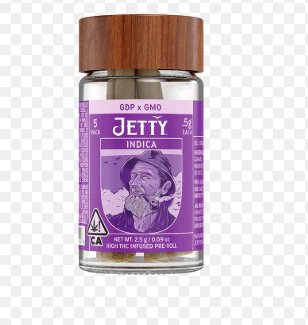 JETTY - JETTY | GDP X LA CONFIDENTIAL - 5PK INFUSED | PREROLL | 2.5G Main Image