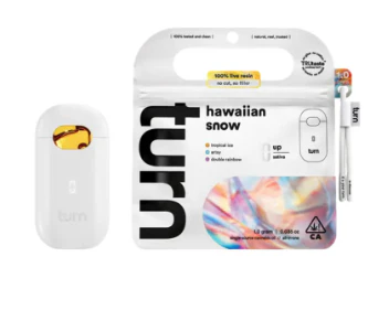 turn - TURN | HAWAIIAN SNOW LIVE RESIN - AIO | CARTRIDGE | 1G Main Image