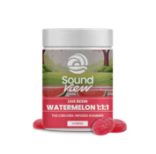 SoundView Live Resin Watermelon 1:1:1 Gummies (H) 00283