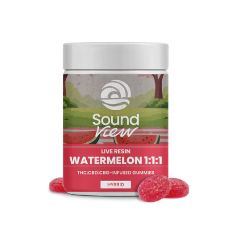 SoundView - SoundView Live Resin Watermelon 1:1:1 Gummies (H) 00283 Main Image