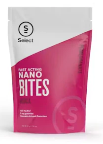 Select Bites | Edibles | Nano Bites Fast Acting | Pomegranate | 100mg