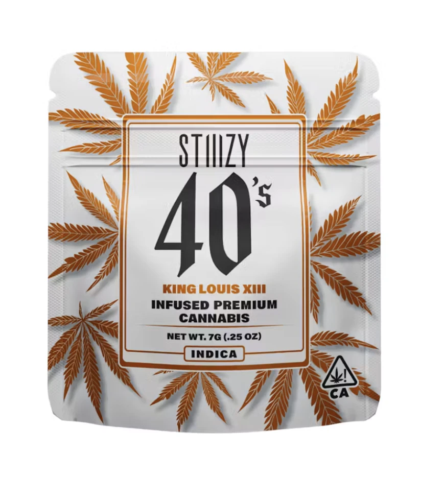 STIIIZY - 7g Stiiizy 40's Infused Flower Smalls - King Louis XIII 40% Main Image